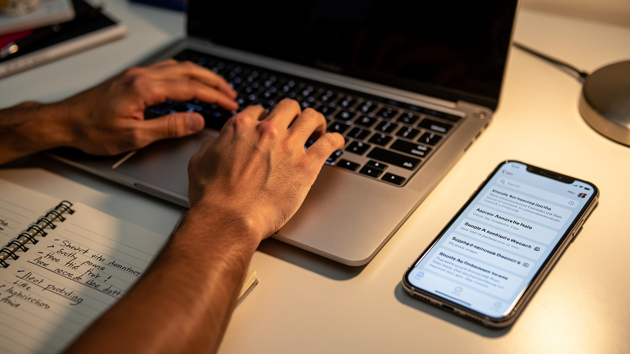 Conducting search intent research and keyword analysis