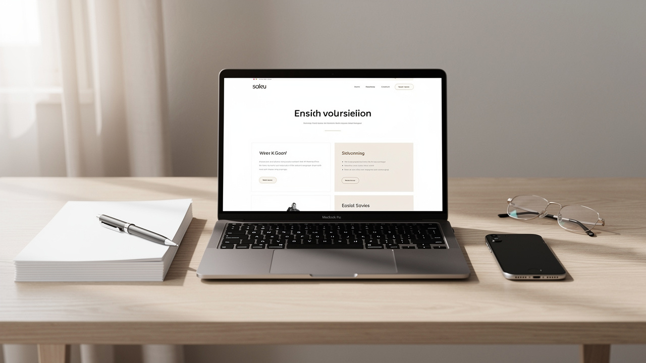 Clean workspace for content creation and optimization