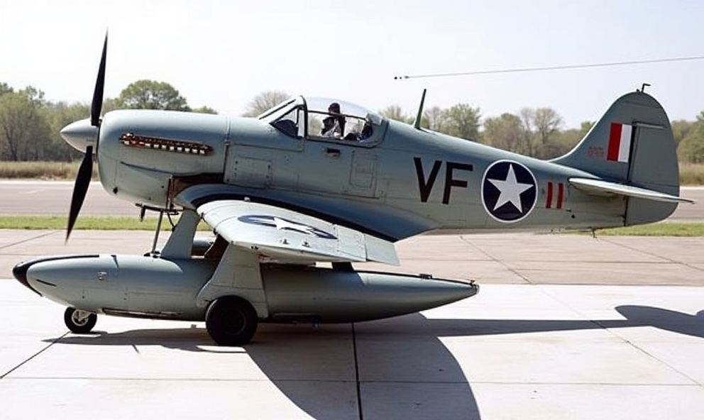 plane-paint-in-duck-egg-green-sky-colour-rudder-ww2ie7ddmk