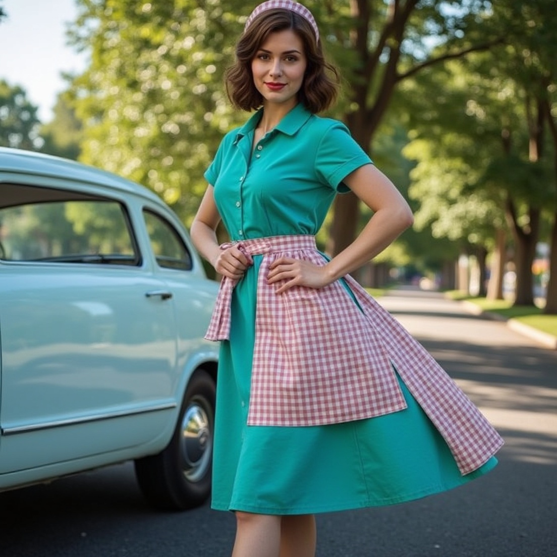 1950s-housewife-sitting-legs-crossed-gingham-half-fcuq6vg4z5