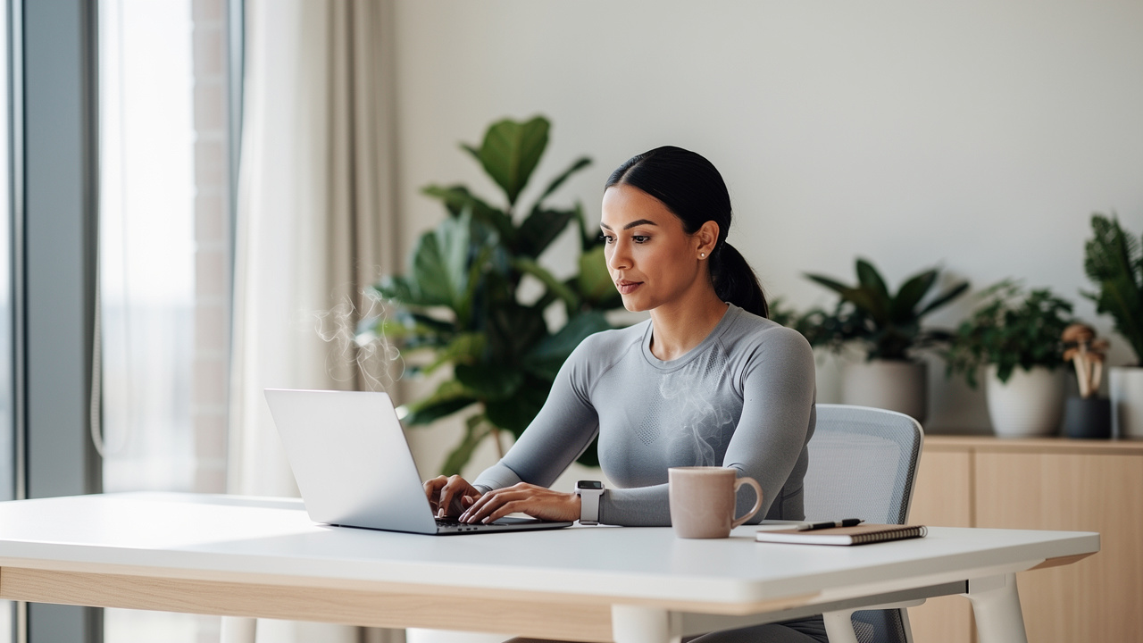 Professional demonstrating focus and mental clarity at work