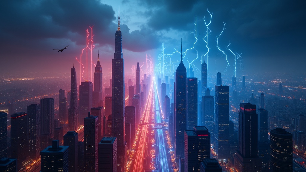 Centro de datos de una de las empresas chinas de IA en una smart city