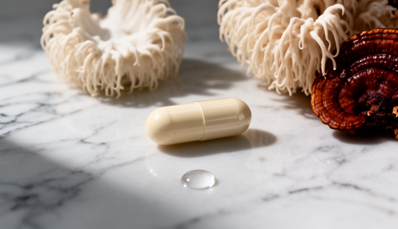 Nootropic supplements and medicinal mushroom combination