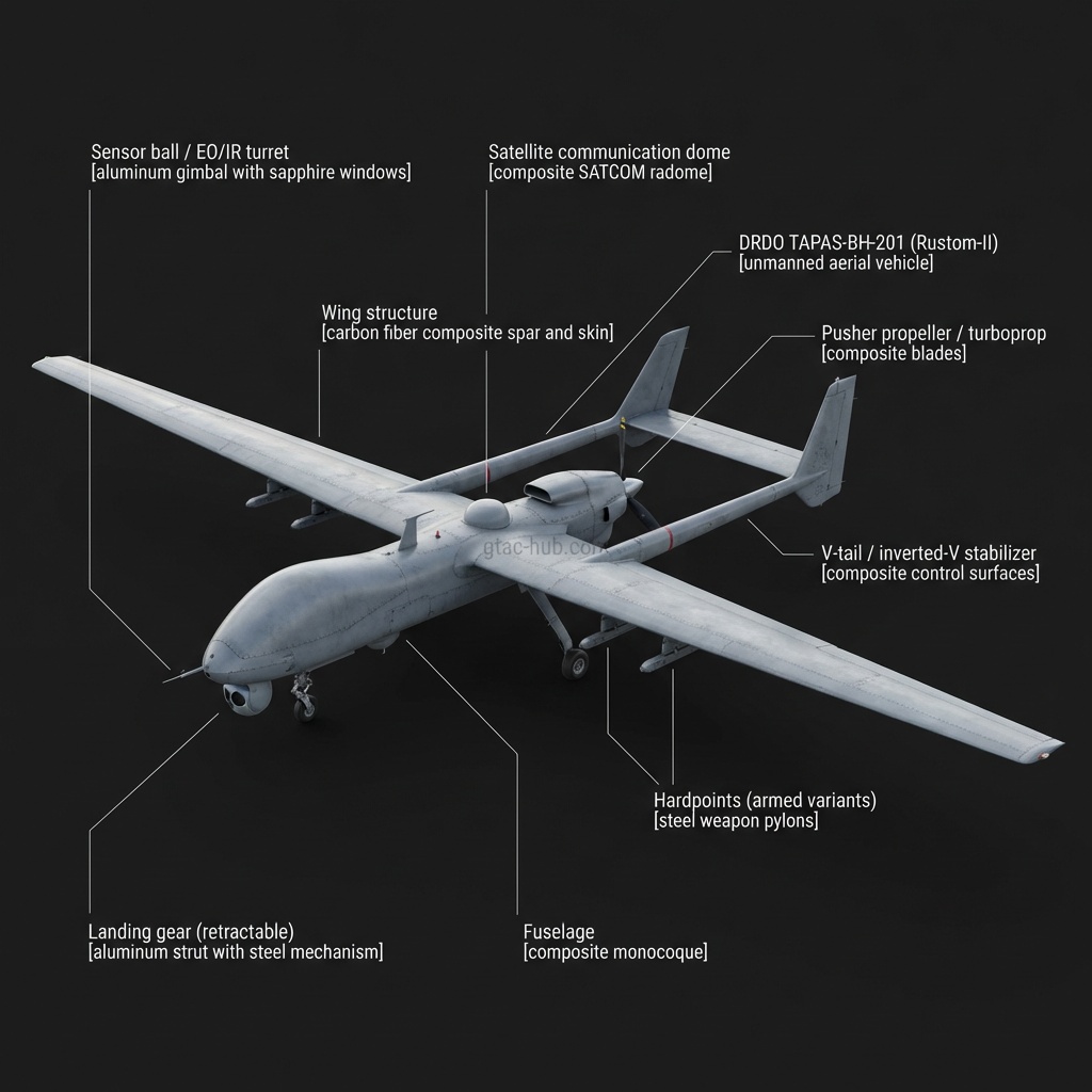 DRDO TAPAS-BH-201 (Rustom-II)