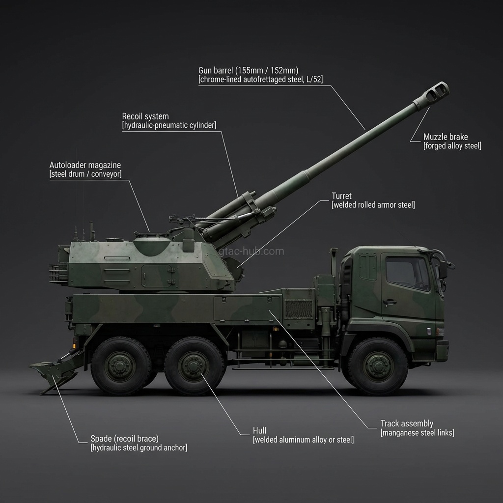 Type 19 155mm Wheeled SPH