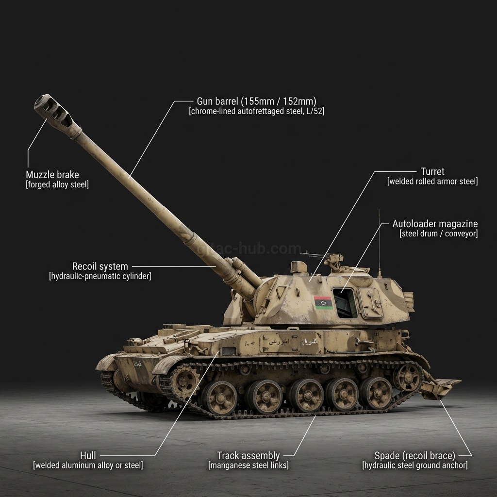 2S3 Akatsiya 152mm SPH