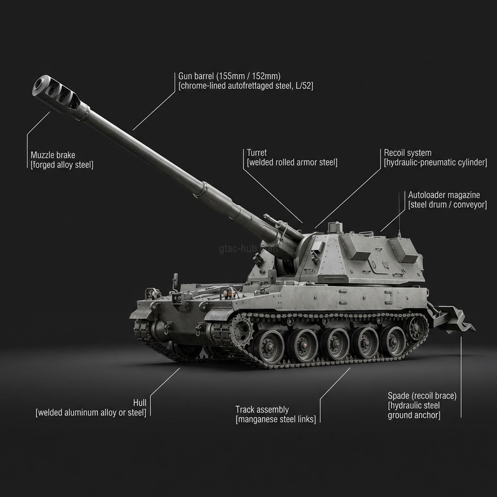 AHS Krab Self-Propelled Howitzer