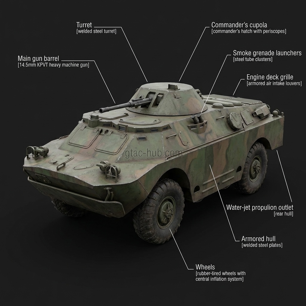 BRDM-2 Reconnaissance Vehicle