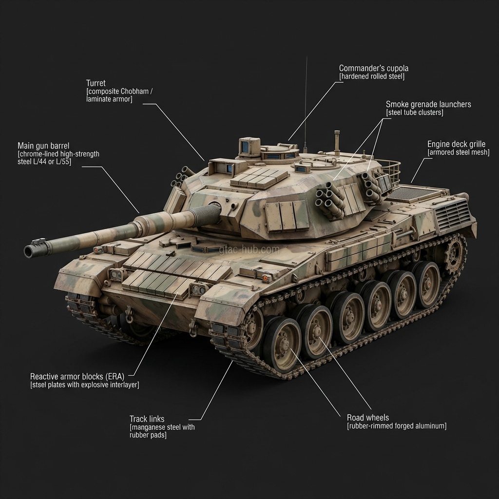 Denel Olifant Mk2 MBT