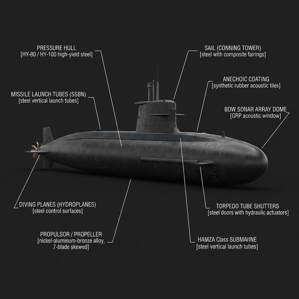 Hamza Class Submarine (Agosta 90B)