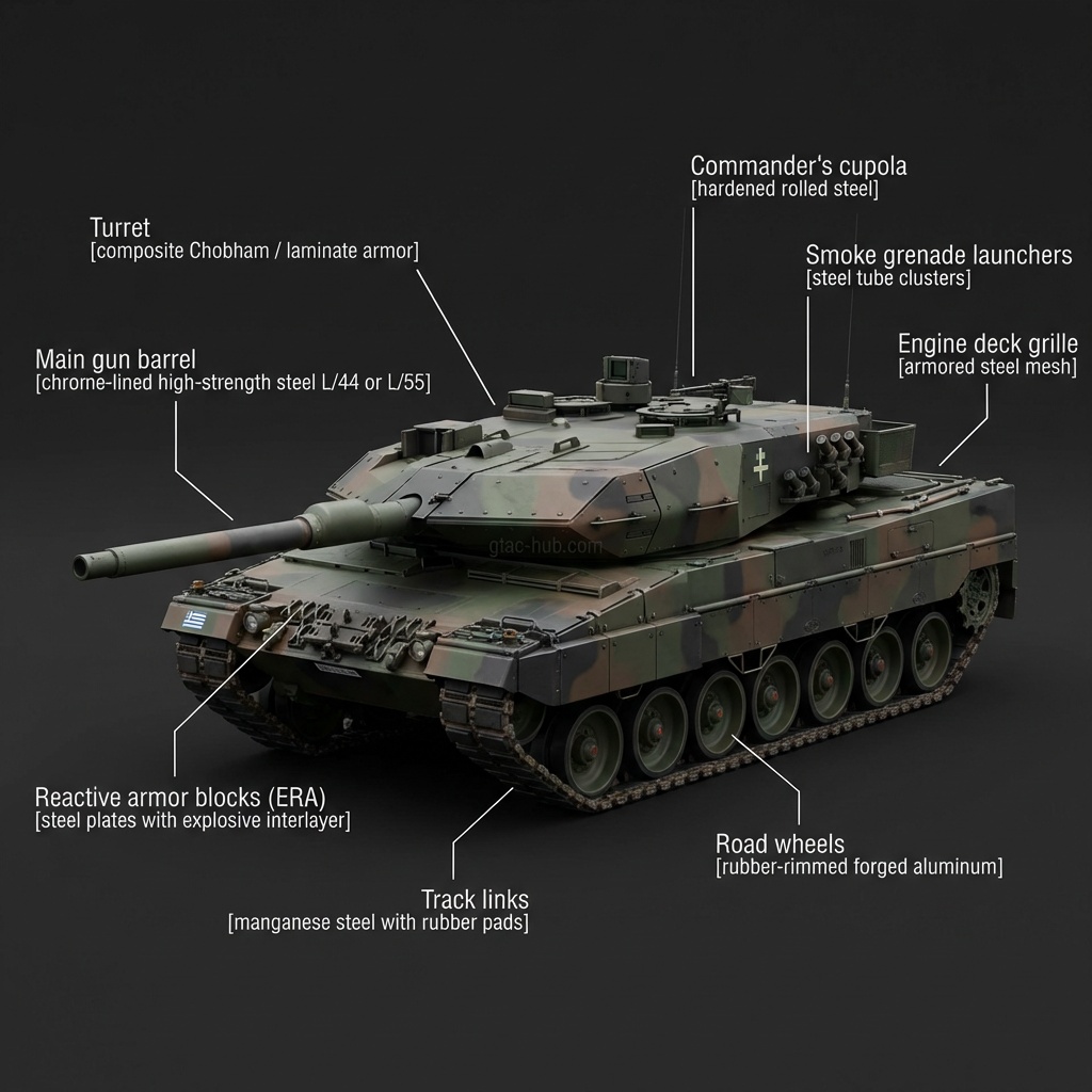 Krauss-Maffei Wegmann Leopard 2A6 HEL