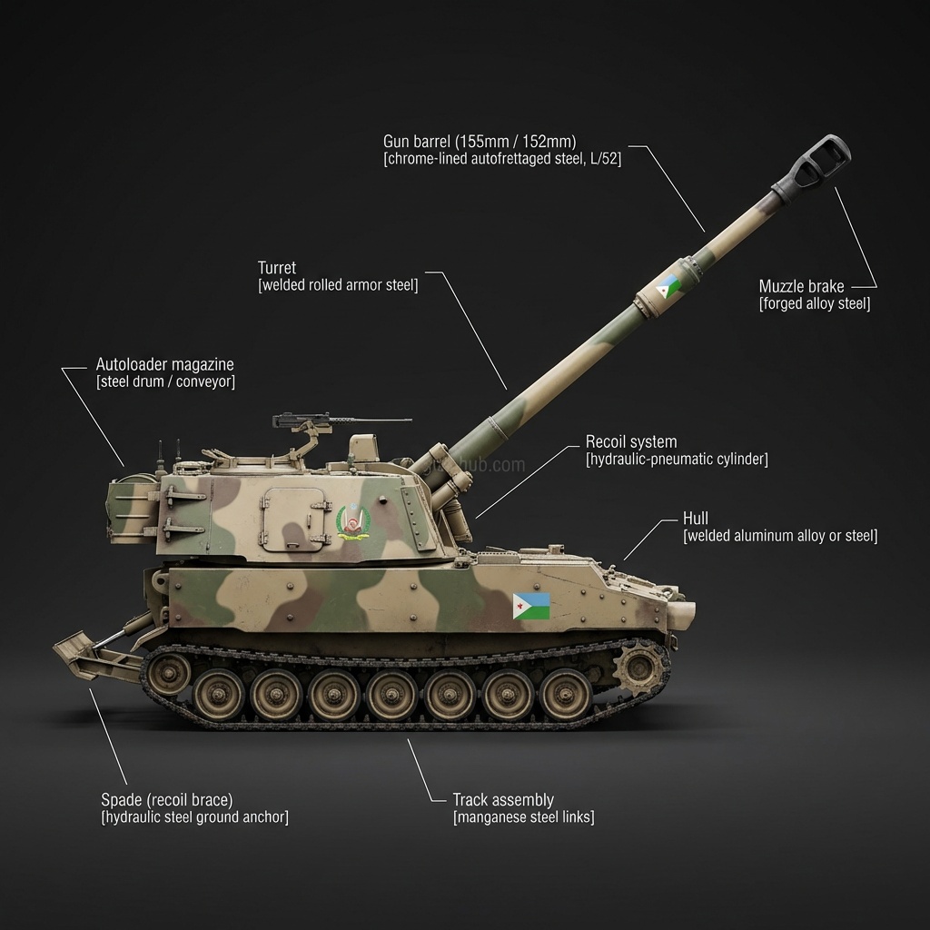 OTO Melara M109L 155mm SPH (Djibouti)
