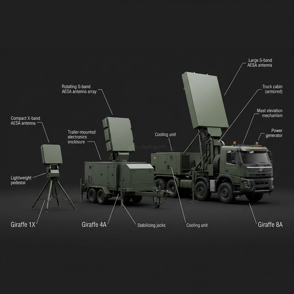 Saab Giraffe Radar Family (1X / 4A / 8A)