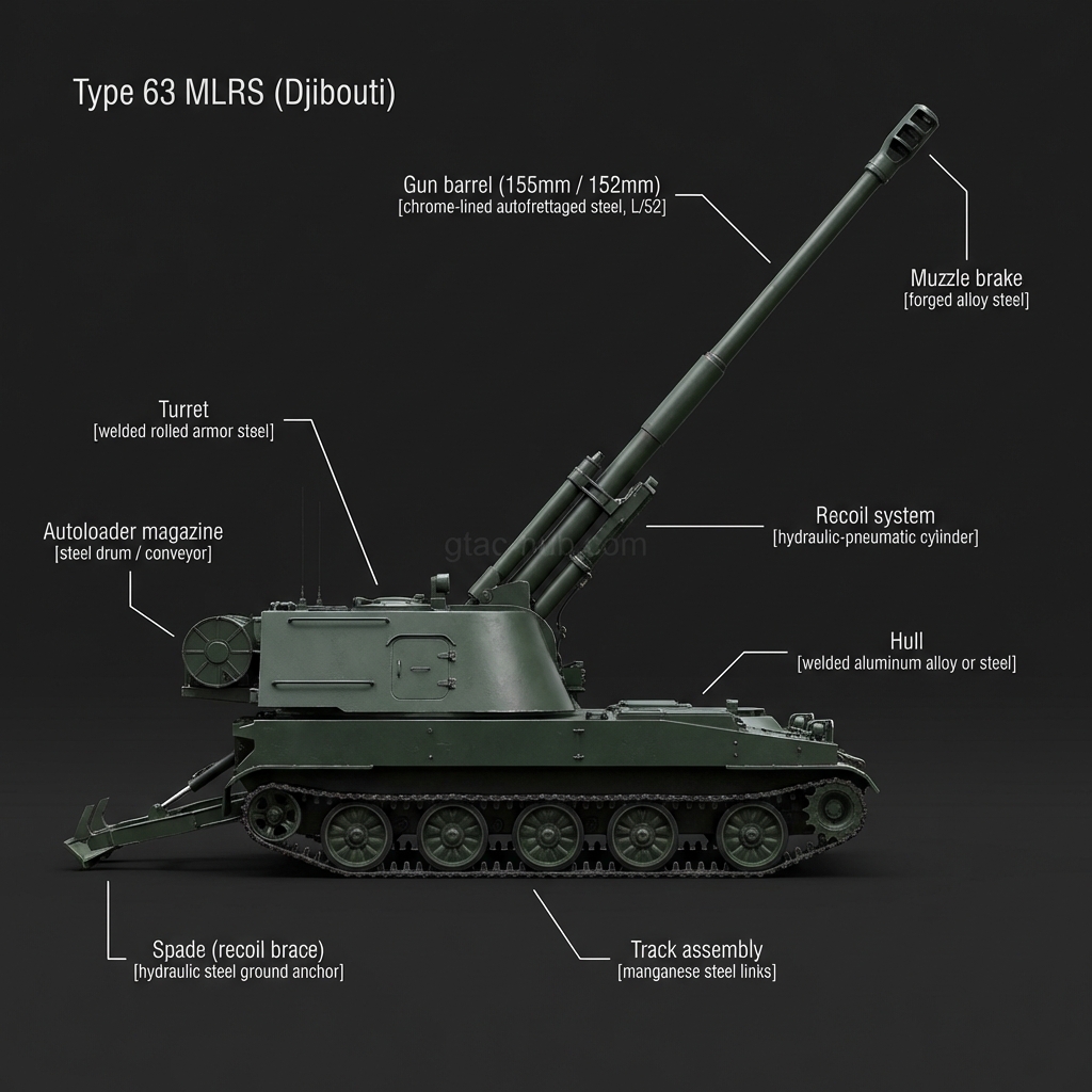 Type 63 MLRS (Djibouti)