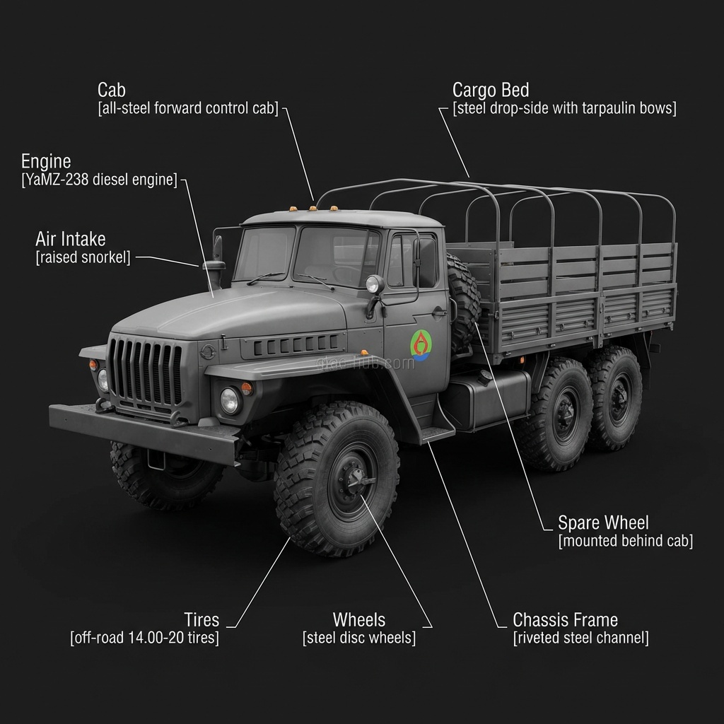 Ural-4320 Logistics Fleet