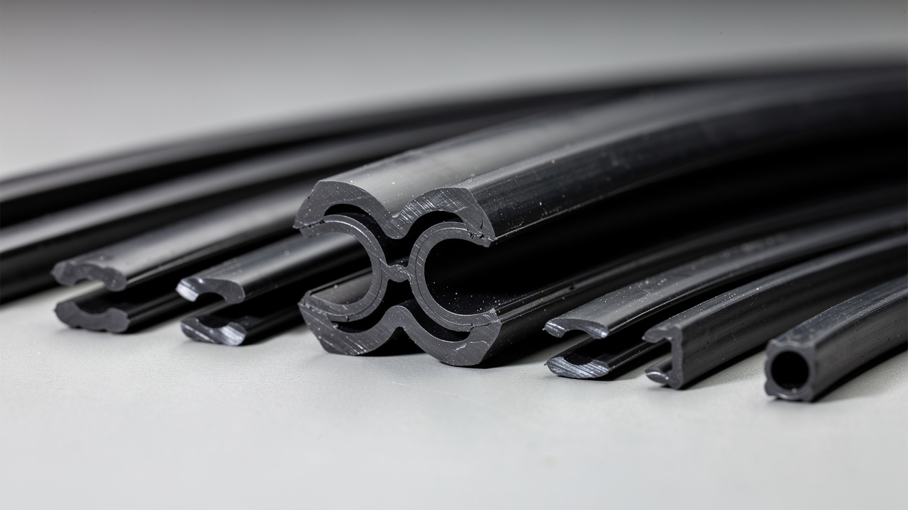 W-type rubber seals with specialized cross-section design