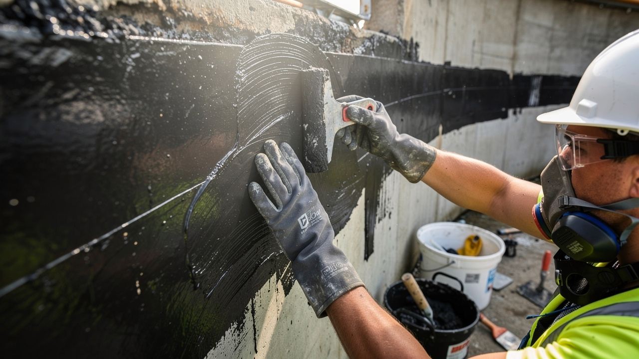 Professional installation of protective rubber tank lining