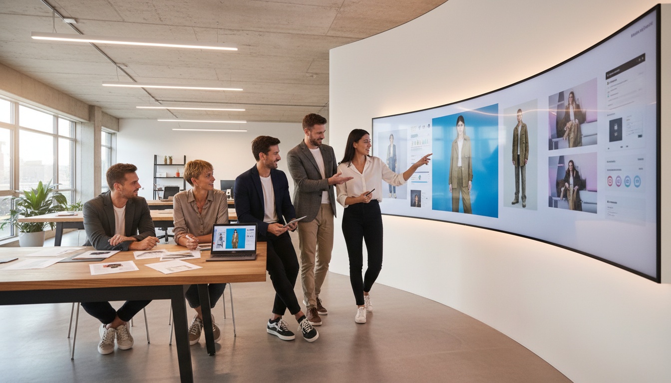 Plataforma Milano AI para fotografia de moda