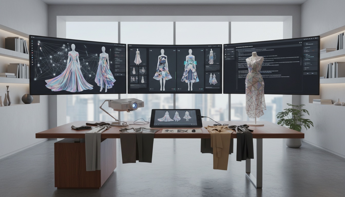 Exemplo de fotografia de moda com IA