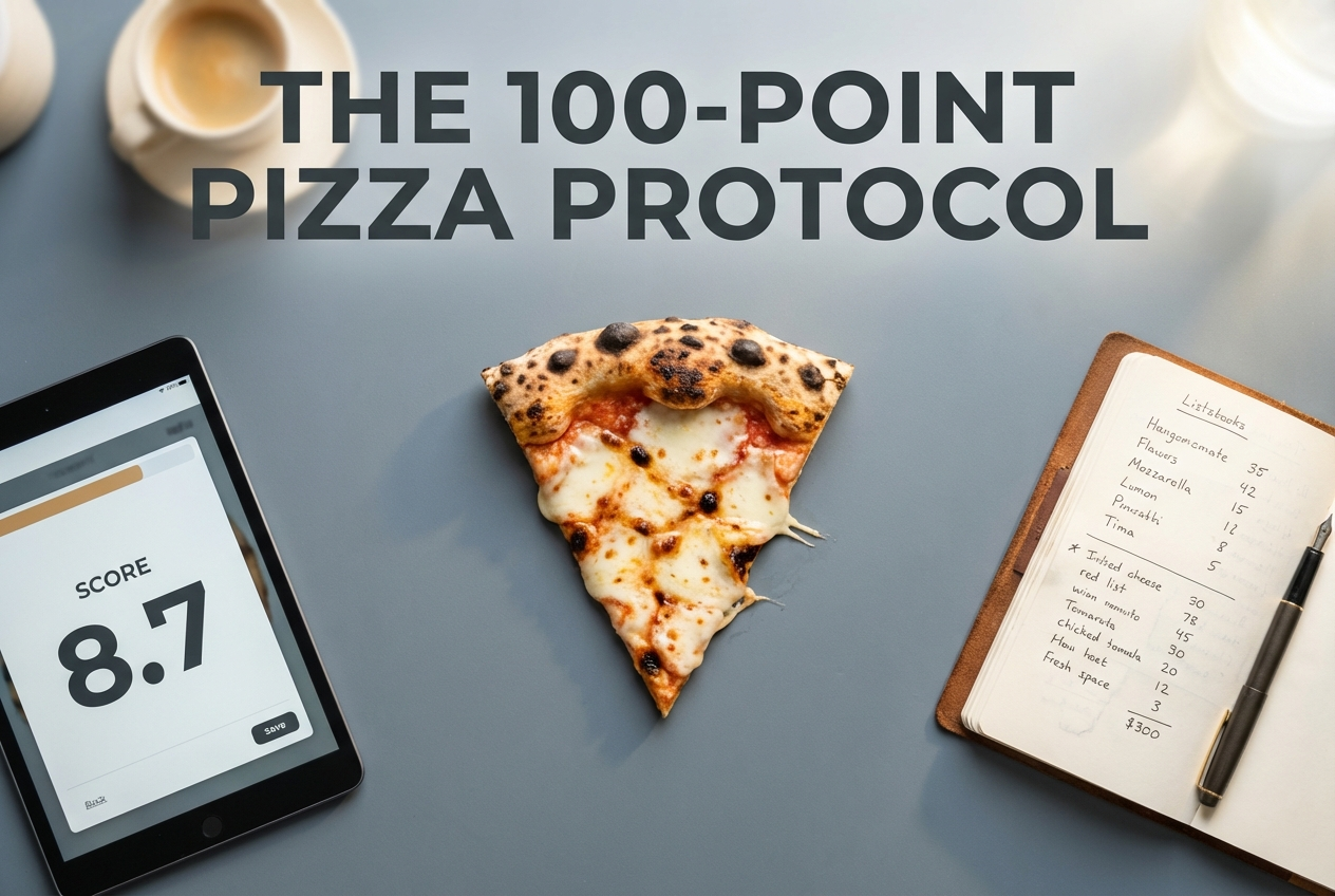 Professional 100 Point Pizza Scoring Protocol Guide