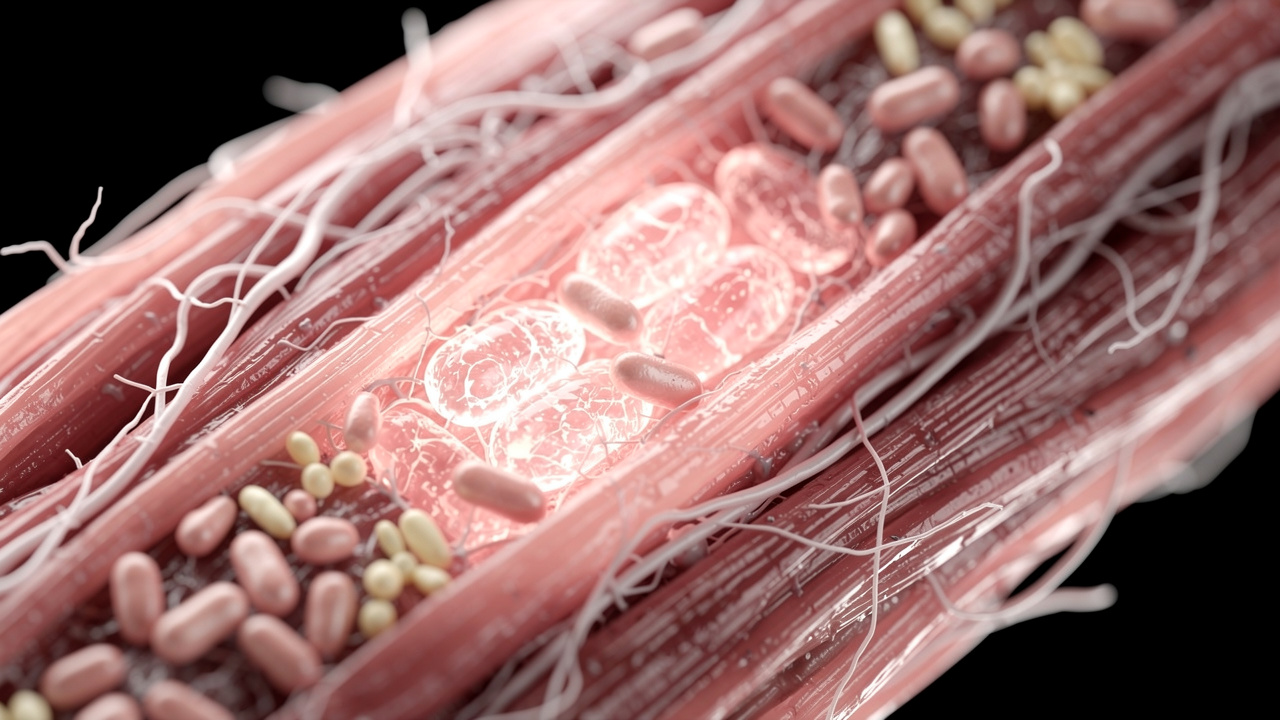 Cellular energy and ATP production in muscle tissue