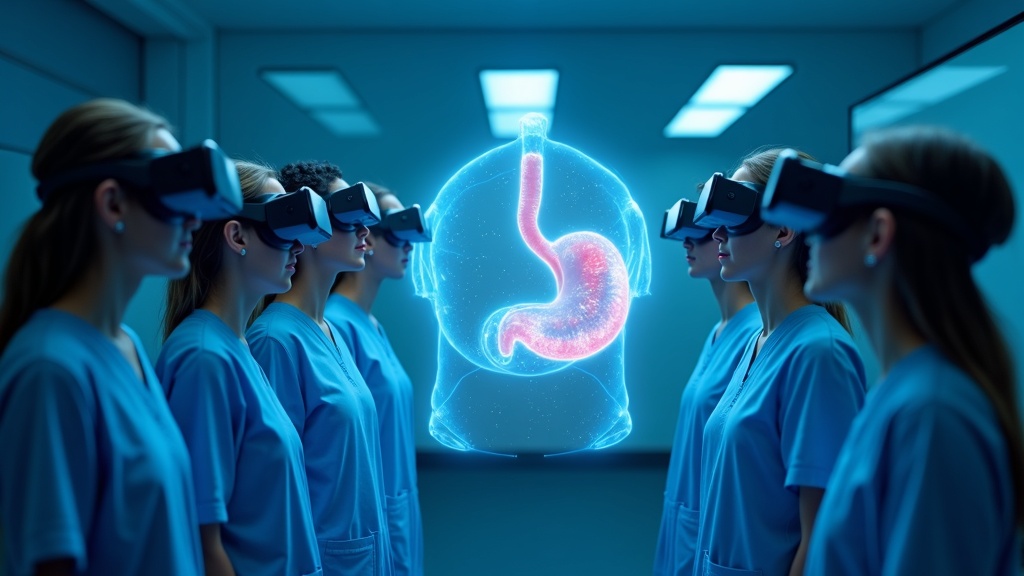 Gafas de realidad virtual mSurgery usadas por médicos para formación