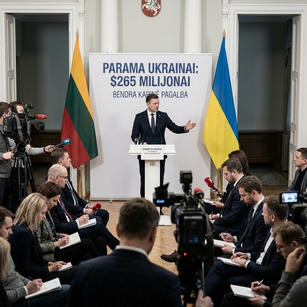 Lithuania allocates $265m in military aid for Ukraine in 2026