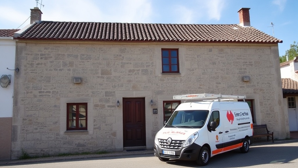 Casa tradicional de granito em Trás-os-Montes com instalação elétrica certificada pela Staff Seekers