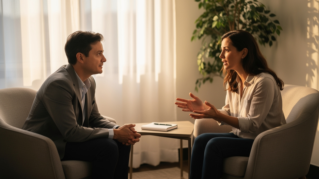 Compassionate therapeutic conversation and connection