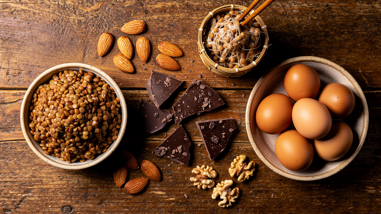 Natural food sources containing phenylethylamine including chocolate and legumes