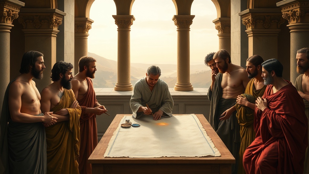 Renaissance allegory of creativity and communal responsibility