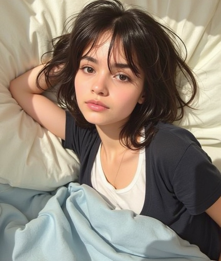 take-me-a-picture-of-this-girl-in-a-bed-laying-m90jlchnzn