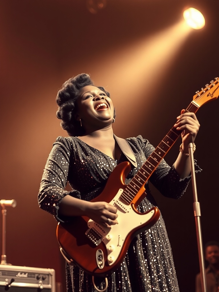 Sister Rosetta Tharpe portrait