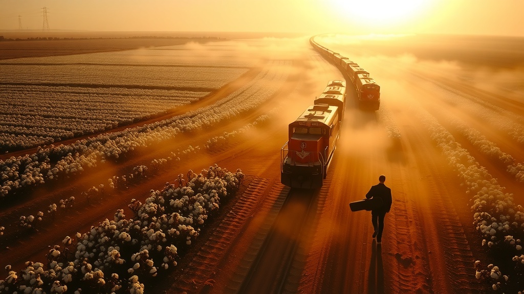 Cotton Field at Dawn