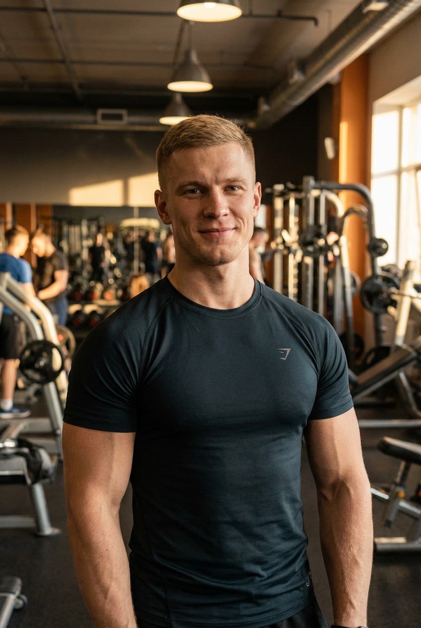 Денис — фитнес-блогер
