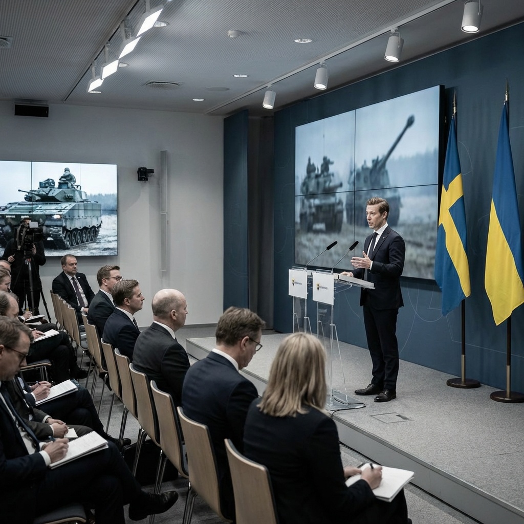 Sweden Commits $1.4 Billion Military Aid Package to Ukraine
