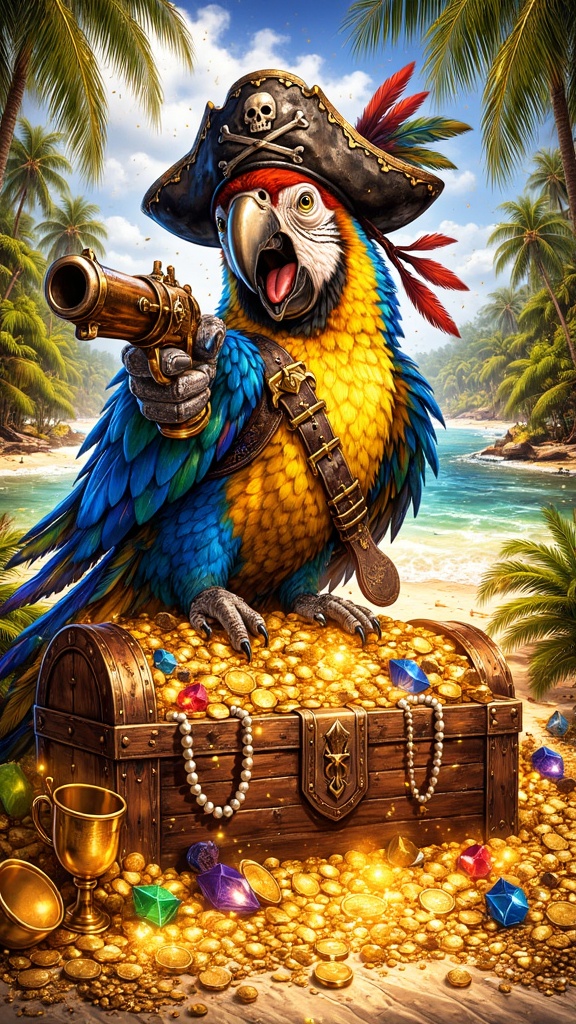 a-parrot-with-pistole-and-pirate-costume-on-a-goixyhvkij