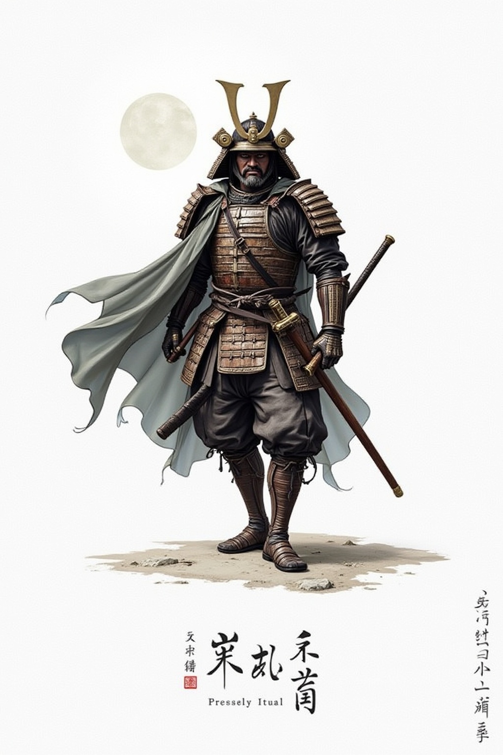 a-hyperrealistic-samurai-stands-stoically-in-a-q3vkulpfvp