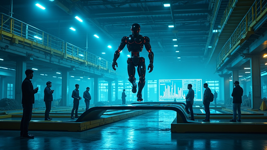 Detalle técnico de los actuadores y sensores de un robot humanoide Unitree