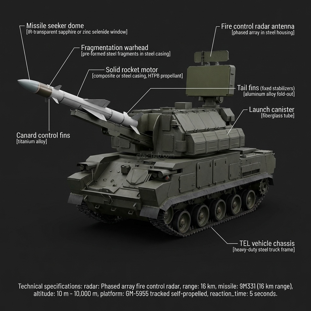 Tor-M2E Short-Range Air Defense