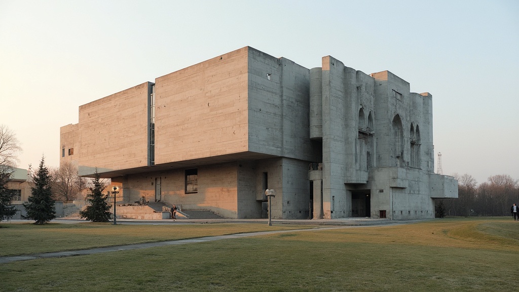 Czech Embassy Berlin - Brutalist Architecture