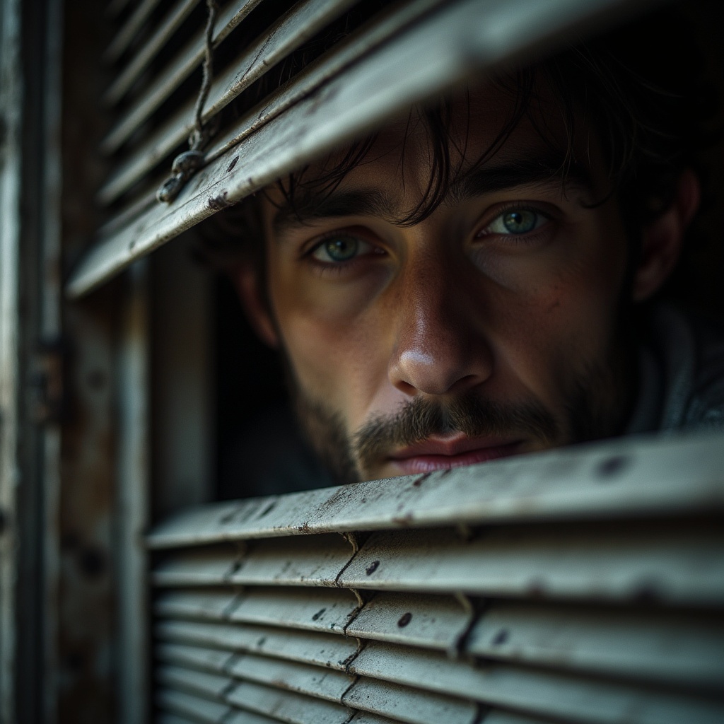 a-creepy-man-looking-through-a-house-window-blinds-xruh1pgct