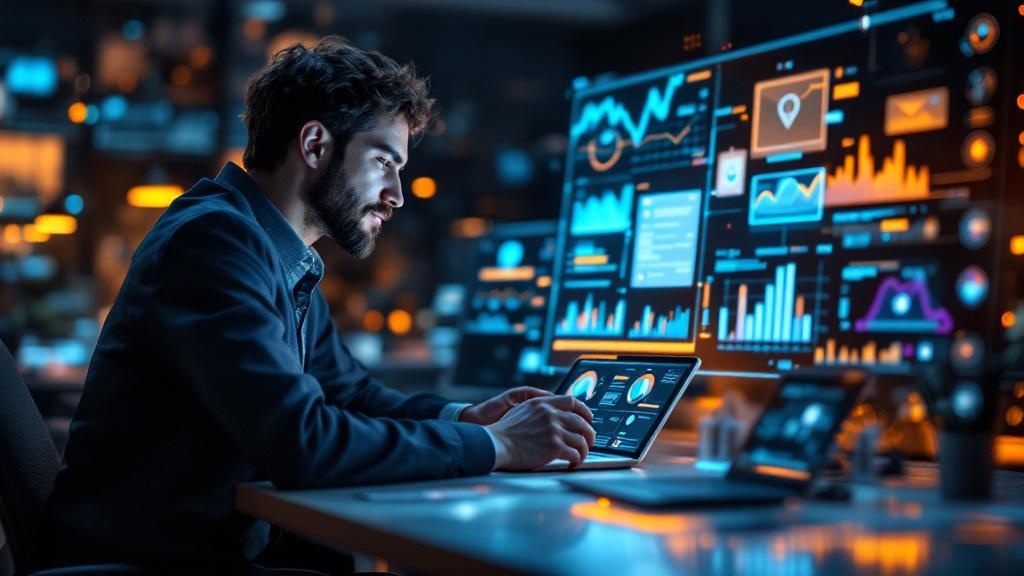 Emprendedora configurando secuencia de automatizar email marketing en su laptop