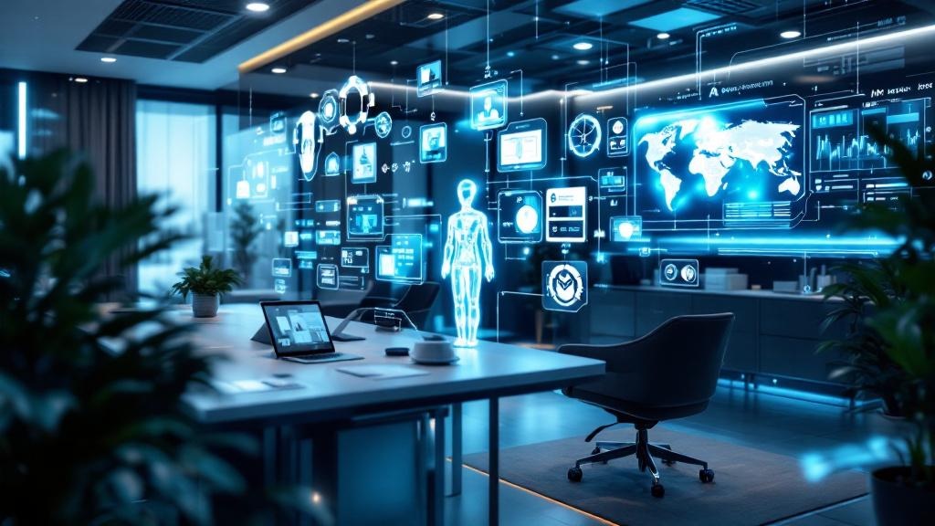 Duena de negocio pequeno explorando herramientas de automatizacion en su computador portatil