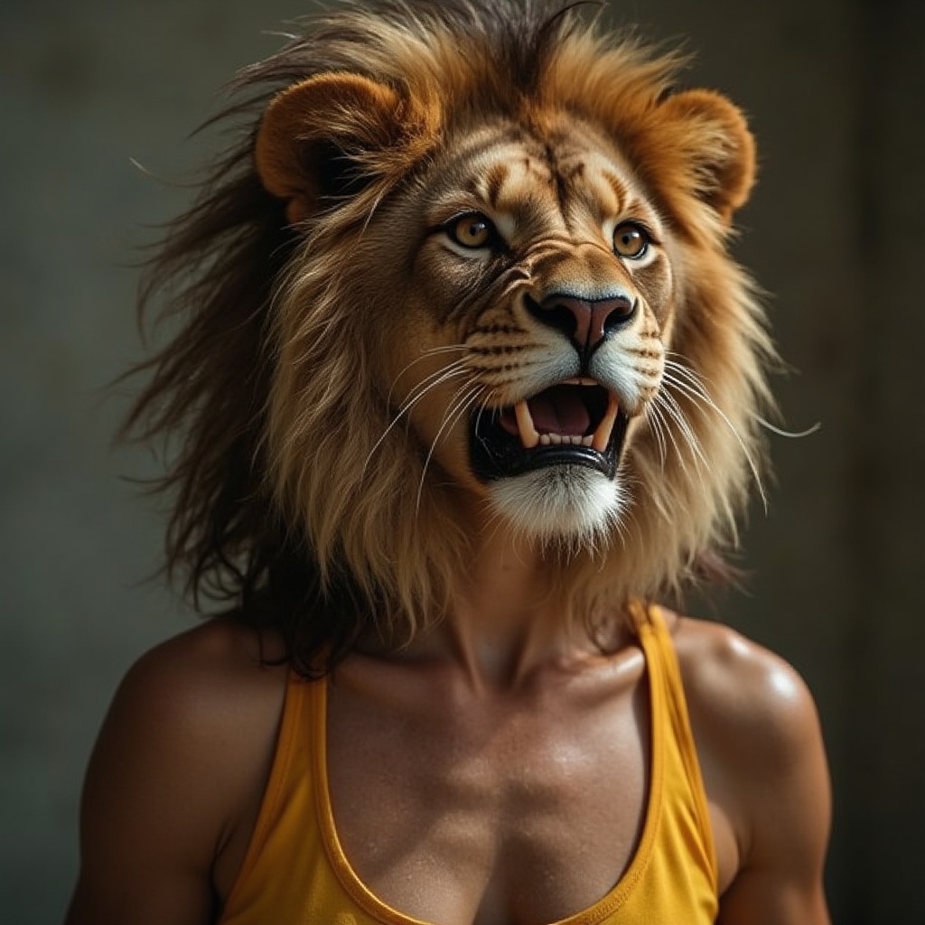 a-portrait-of-a-young-woman-turn-into-lion-african-k3plv3w6j