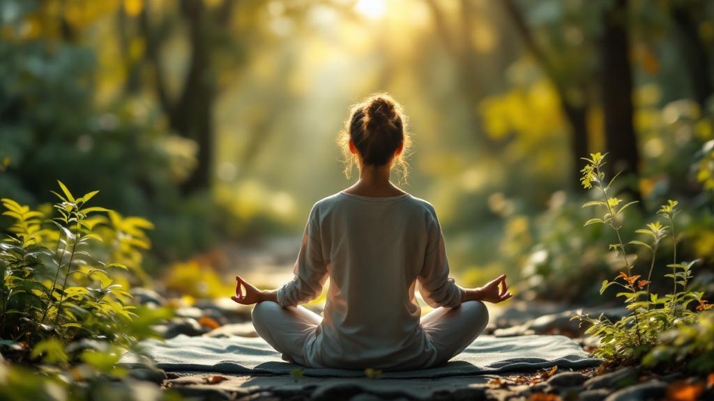Mujer caminando por la playa sin teléfono disfrutando un descanso de redes sociales