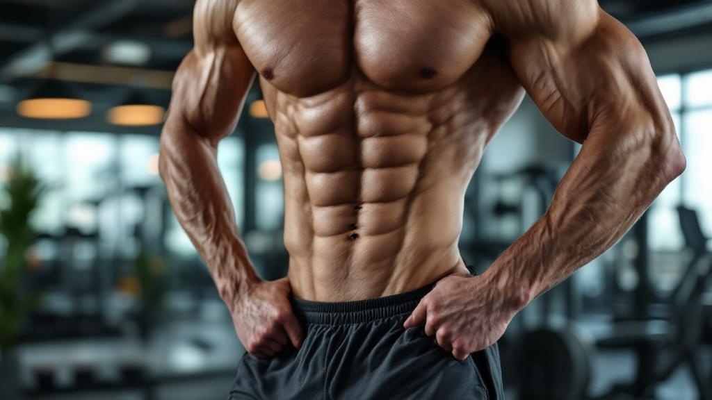 Hombre de 40 años haciendo plancha abdominal en casa para perder grasa abdominal