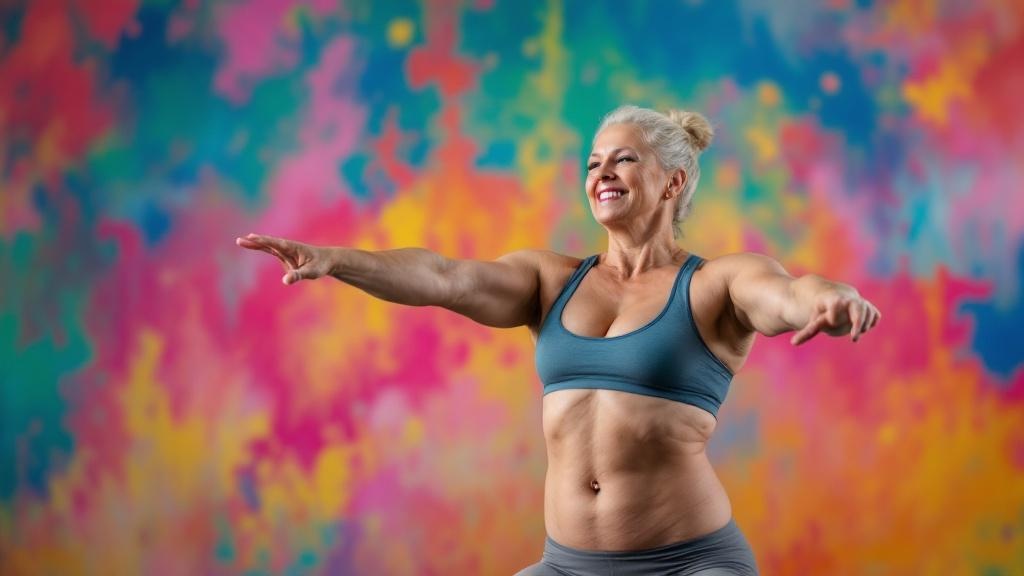 Mujer de 40 años preparando batido nutritivo para combatir el metabolismo lento