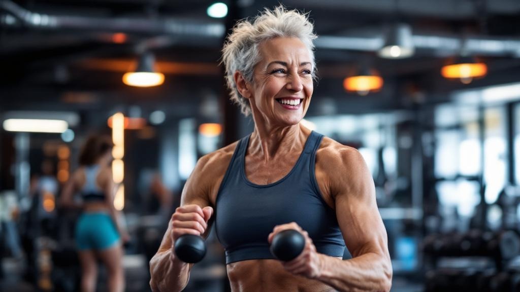 Hombre maduro calentando sus articulaciones antes del ejercicio para evitar dolor