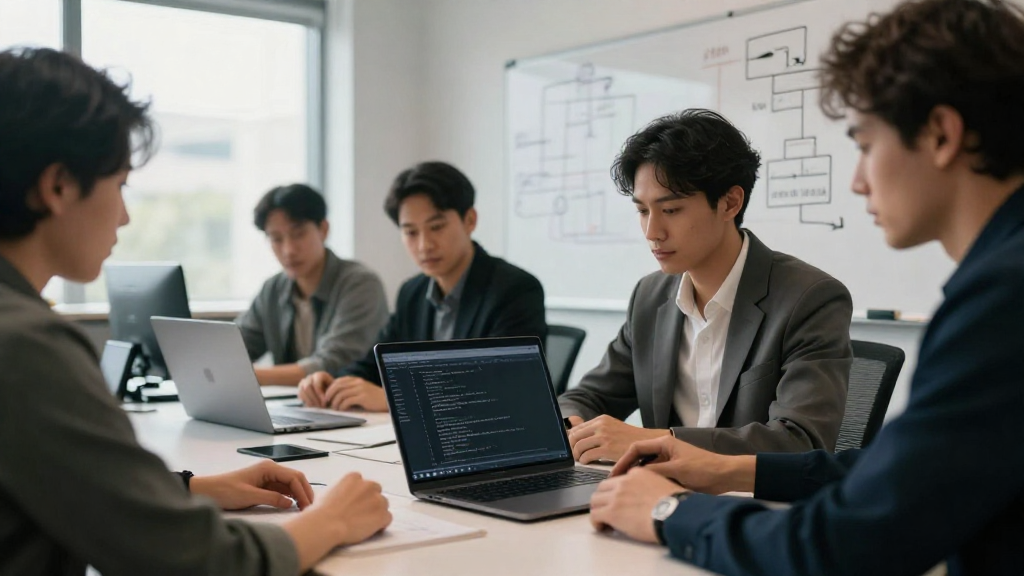 Tech team setting up impact dashboards